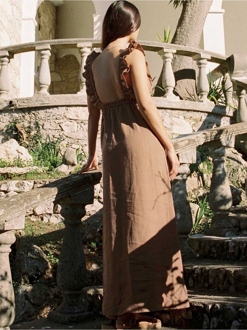 Harly Jae Milo maxi linen dress Canadian brand slow fashion